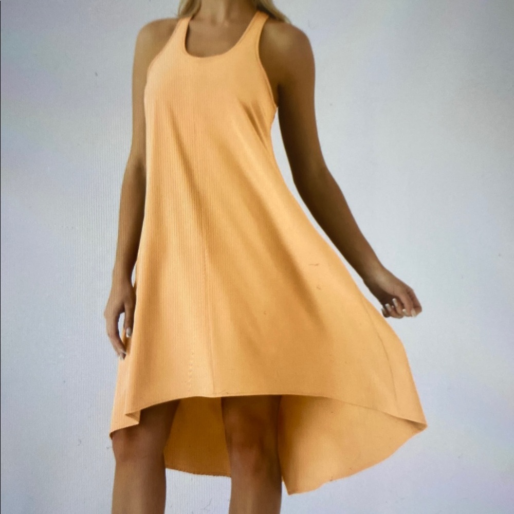 LARGE   HALARA BREEZEFUL HIGH LOW MIDI DRESS